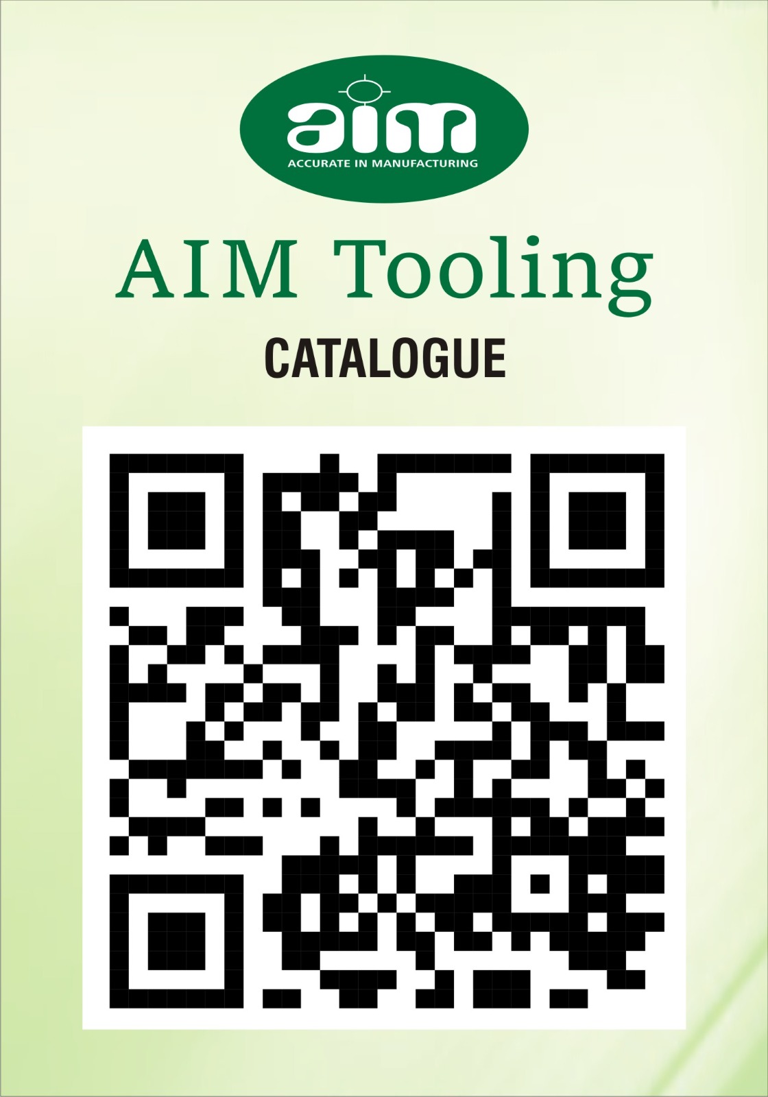AIM Tooling catalogue QR code